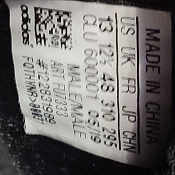 Adidas‎ Running Shoes Men's Size 13 Black Solar Red PulseBoost HD FU7333 - Picture 13 of 13